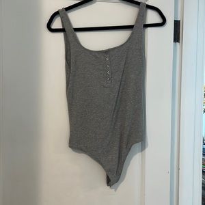 Express Grey Bodysuit